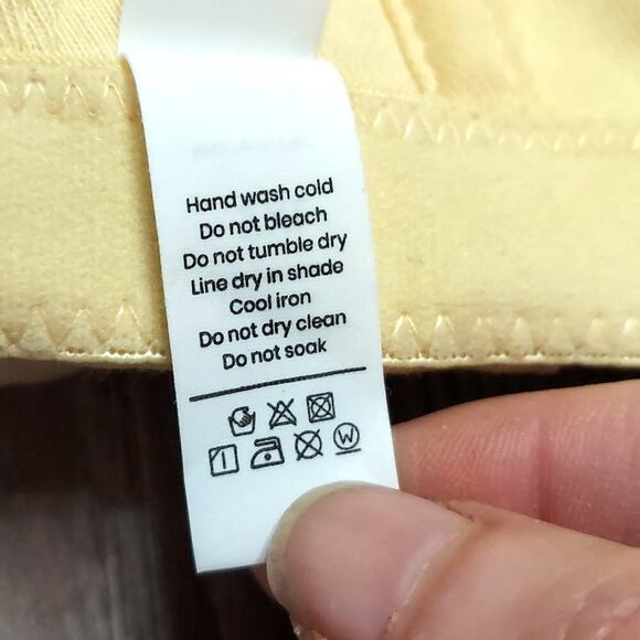 Daisy Bras Set of Two Light Yellow Front Closure Wireless Cotton Bras - Picture 8 of 9